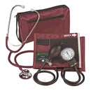 COMBO PROKIT™ ANEROID SPHYGMOMANOMETER UNIT WITH STETHOSCOPE, BURGUNDY, SOLD AS 20/CASE VERIDIAN 02-12704