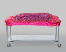 COVER, TABLE BIOHAZARD BACK POLY RED 67"X52" (20/CS), 20/CS