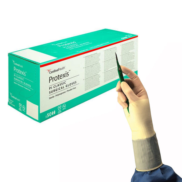 PROTEXIS™ PI CLASSIC POLYISOPRENE SURGICAL GLOVE, SIZE 8.5, IVORY, SOLD AS 200/CASE CARDINAL 2D72PL85X