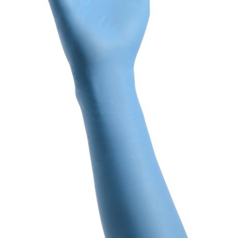 CARDINAL HEALTH™ DECONTAMINATION EXTENDED CUFF LENGTH EXAM GLOVE, LARGE, BLUE, SOLD AS 50/BOX CARDINAL 88NDL
