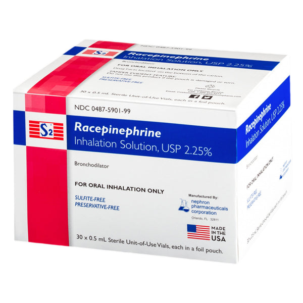 NEPHRON INHALATION SOLUTION, 0.5 ML VIAL, SOLD AS 30/CARTON NEPHRON 00487590199