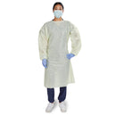 MCKESSON AAMI LEVEL 2 ISOLATION GOWN, TIE NECK STYLE, EXTRA LARGE, YELLOW, SOLD AS 100/CASE MCKESSON 16-L2NWT6Y-XL