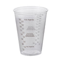 SOLO GRADUATED DRINKING CUP, ULTRA CLEAR, 10 OZ, CLEAR PLASTIC, DISPOSABLE, SOLD AS 1000/CASE RJ TP10DGM