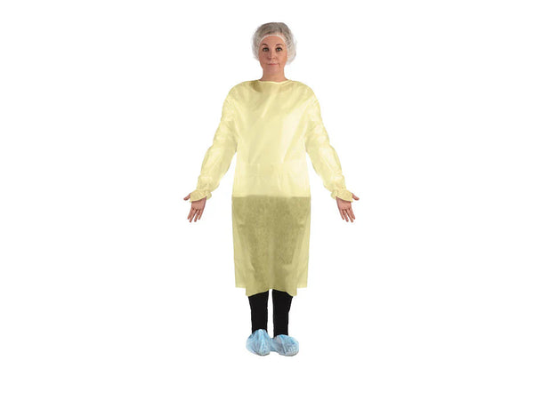 Amd Medicom Isolation Gowns Tbd-Gown Isolation W/Cuff Yeluniv Sz 10/Bg 5Bg/Cs -A8009-B-CUFF