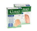 Curad® Flex-Fabric Round Tan Adhesive Spot Bandage, 7/8 Inch, 12/CS