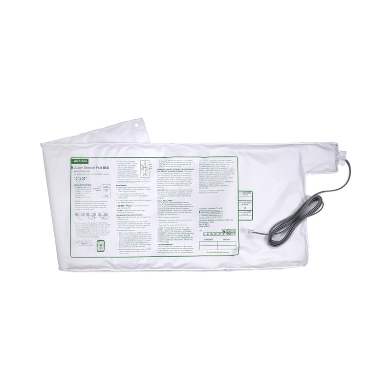 MCKESSON BED ALARM SENSOR PAD, 10 X 30 INCH, SOLD AS 1/EACH MCKESSON 162-1132