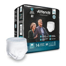 Attends® Premier Underwear, Heavy Absorbency, Medium, 34 to 44 Inch Waist/Hip, 14/BG
