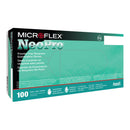 NEOPRO® POLYCHLOROPRENE EXAM GLOVE, SMALL, GREEN, SOLD AS 1/BOX MICROFLEX NPG-888-S