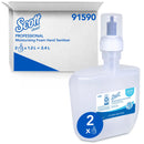 Scott® Pro Moisturizing Foam Hand Sanitizer, 1200 mL Refill, Cucumber Scent, 2/CS