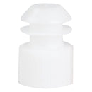 McKesson Flanged Plug Caps, White, Polyethylene, for use with 16mm Tubes, 10000/CS