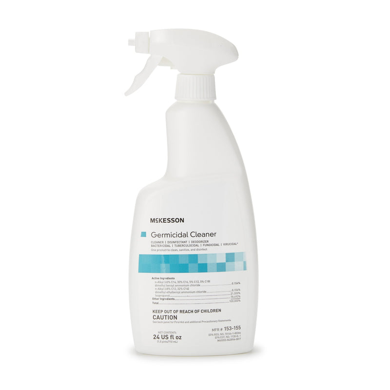 MCKESSON GERMICIDAL SURFACE DISINFECTANT CLEANER, 24-OUNCE SPRAY BOTTLE, SOLD AS 1/EACH MCKESSON 153-155