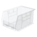 BIN, STORAGE STACKABLE SEMI CLR 9 1/4X6X5" (12/CS), 12/CS