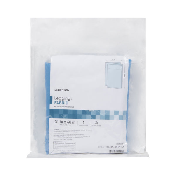 MCKESSON STERILE SURGICAL LEGGINGS, 31 X 48 INCH, SOLD AS 1/PACK MCKESSON 183-I80-11109-S