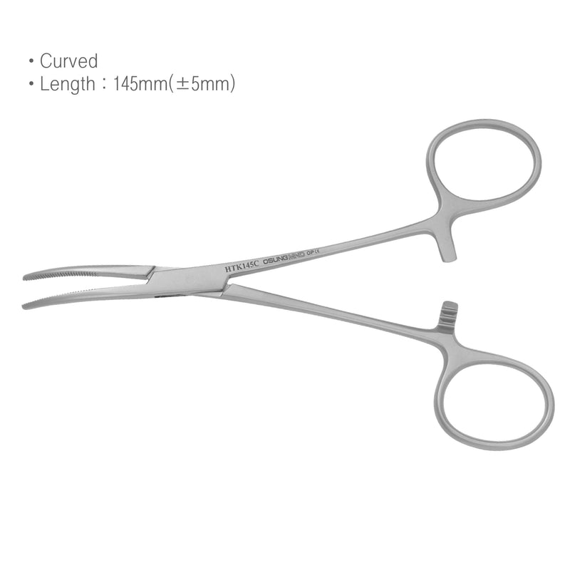 Osung 5.7" Curved Kelly Hemostat Premium -HTK145C - Osung USA