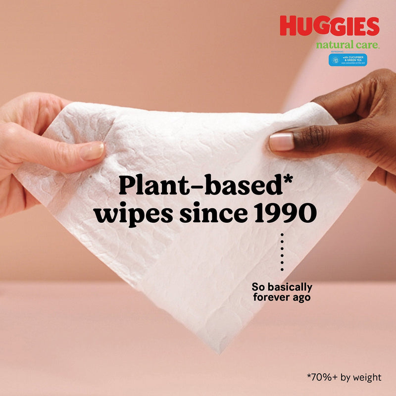 Huggies Natural Care Refreshing Baby Wipes 560/CASE -50130