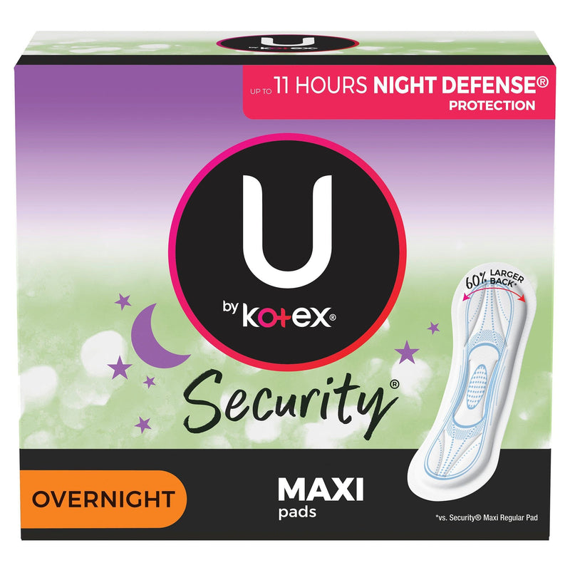 KC U by Kotex Maxi Overnight Pad 1/PACK -01404