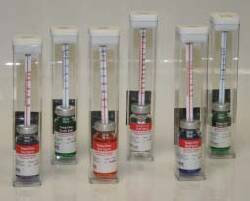 TEMP-CHEX® RED SPIRIT FREEZER THERMOMETER, SOLD AS 1/EACH STRECK 240046