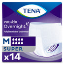 TENA® PROSKIN OVERNIGHT™ SUPER FULLY BREATHABLE UNDERWEAR, MEDIUM, SOLD AS 56/CASE ESSITY 72235