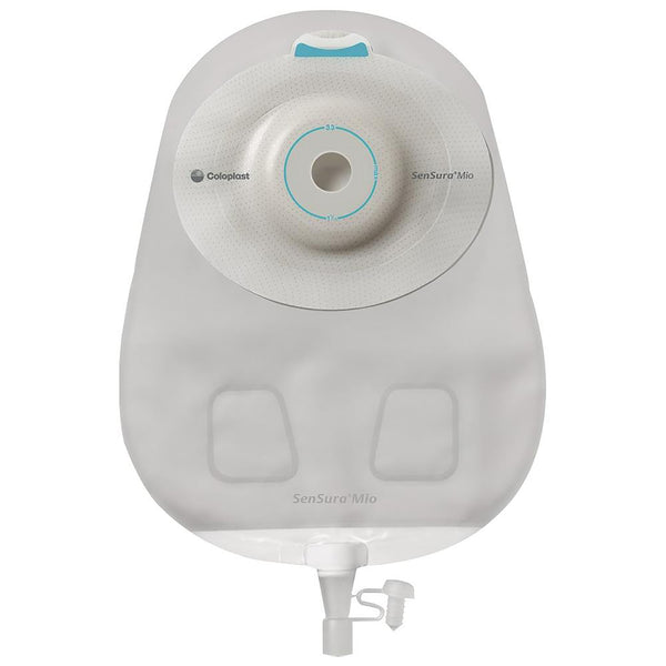 SENSURA® MIO CONVEX LIGHT 1-PIECE TRANSPARENT UROSTOMY POUCH, 25MM STOMA, SOLD AS 10/BOX COLOPLAST 16841
