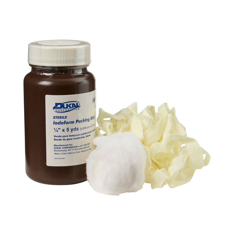 DUKAL IODOFORM WOUND PACKING STRIP, ¼ INCH X 5 YARD, SOLD AS 12/BOX DUKAL 270