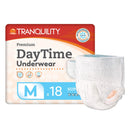 Tranquility Premium DayTime Disposable Absorbent Underwear, Medium, 72/CS