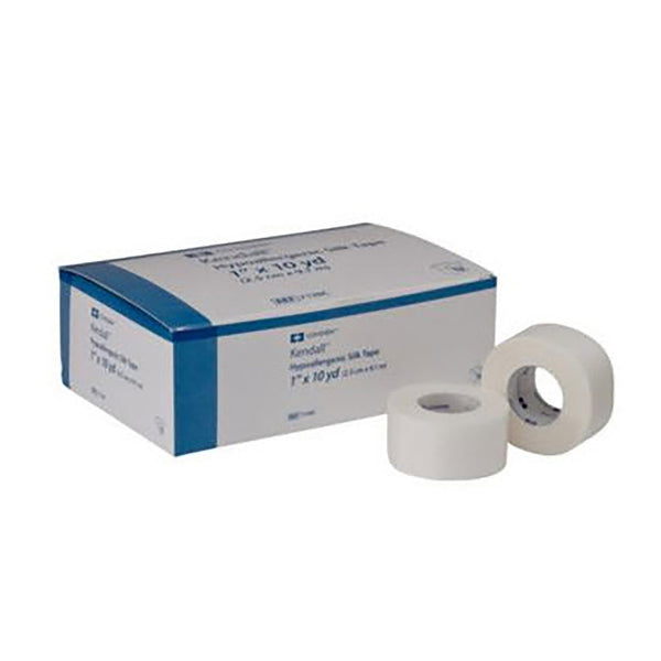 KENDALL™ HYPOALLERGENIC SILK-LIKE CLOTH MEDICAL TAPE, 2 INCH X 10 YARD, WHITE, SOLD AS 6/BOX CARDINAL 7139C