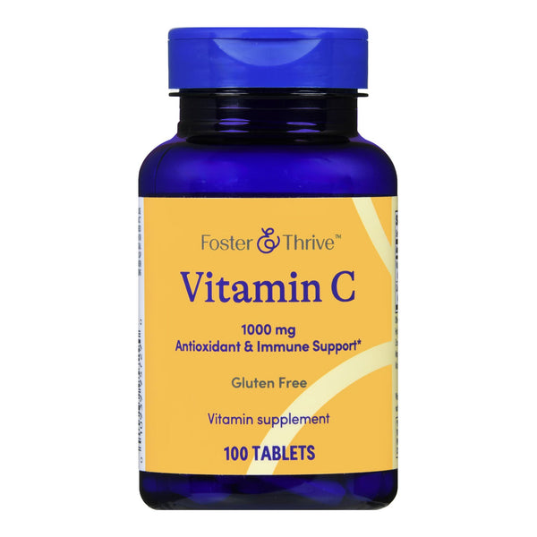 FOSTER & THRIVE™ VITAMIN C 1000 MG TABLETS, SOLD AS 1/BOTTLE MCKESSON 01093995729
