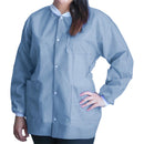 COAT, LAB FITME CEIL BLU MED (10/BG 5BG/CS), 10/BG