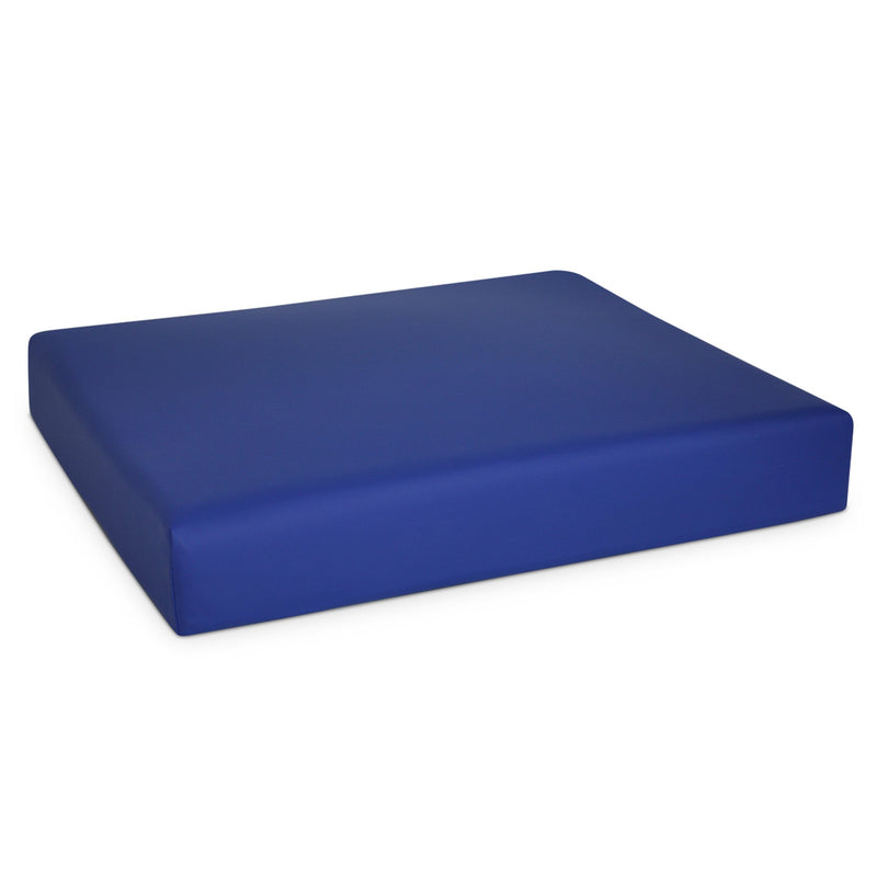 NYORTHO SEAT CUSHION, 18 IN. W X 16 IN. D X 3 IN. H, GEL / FOAM, BLUE, SOLD AS 1/EACH NEW 9595-GEL-181603