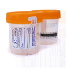 CONTAINER, SPECIMEN STARCLICKW/DBL CAP ORG 100ML (400/CS), 400/CS