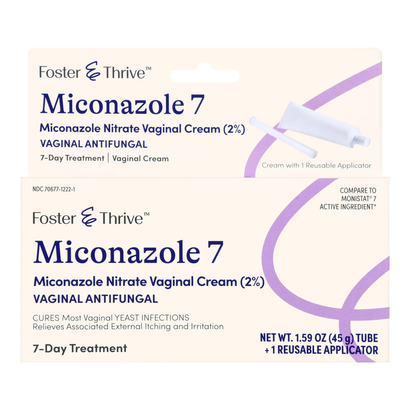 FOSTER & THRIVE™ MICONAZOLE 7 VAGINAL CREAM (2%) WITH REUSABLE APPLICATOR, SOLD AS 1/EACH MCKESSON 70677122201