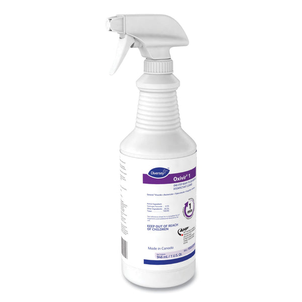 OXIVIR® 1 RTU SURFACE DISINFECTANT CLEANER, SPRAY BOTTLE, 1 QT., SOLD AS 12/CASE LAGASSE DVO100850916