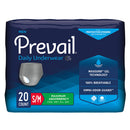 PREVAIL® MEN'S DAILY MAXIMUM ABSORBENT UNDERWEAR, SMALL / MEDIUM, SOLD AS 80/CASE FIRST PUM-512/1