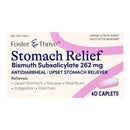 FOSTER & THRIVE™ STOMACH RELIEF 262 MG BISMUTH SUBSALICYLATE CAPLETS, SOLD AS 1/BOTTLE MCKESSON 70677108201