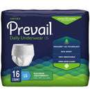 PREVAIL® MAXIMUM ABSORBENT UNDERWEAR, LARGE, SOLD AS 64/CASE FIRST PVS-513