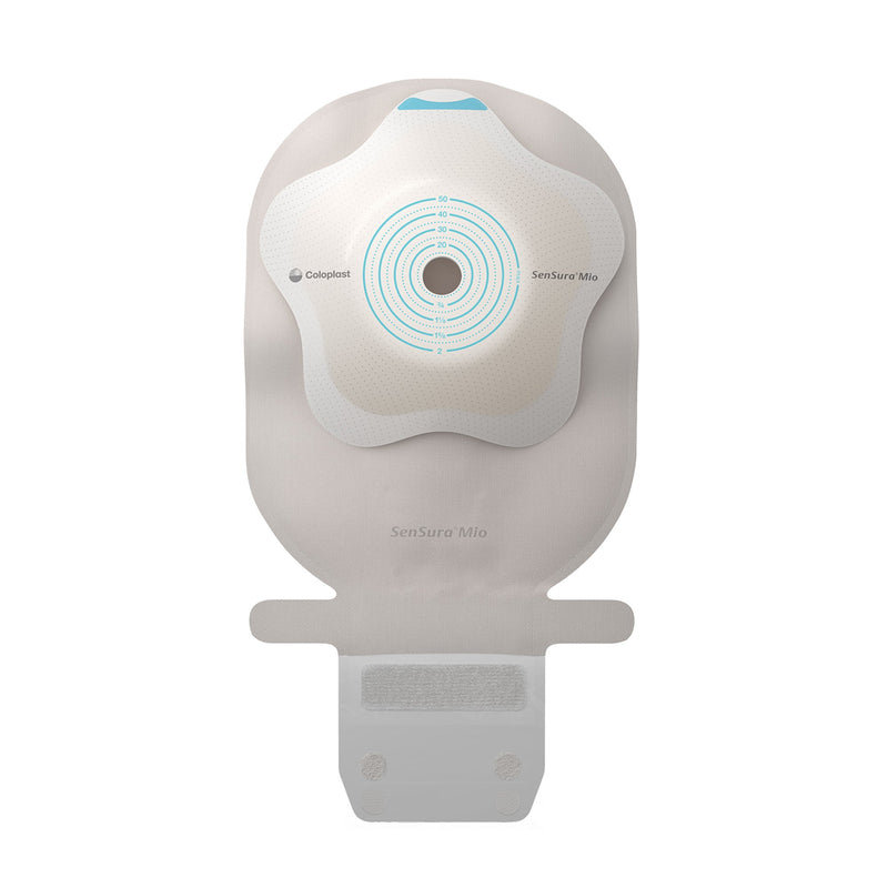 SENSURA® MIO CONVEX 1-PIECE FLIP OPAQUE OSTOMY POUCH, 10 – 50MM STOMA, SOLD AS 10/BOX COLOPLAST 18312