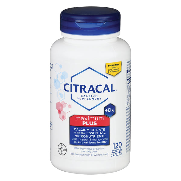 CITRACAL® MAX CALCIUM / VITAMIN D JOINT HEALTH SUPPLEMENT, SOLD AS 1/BOTTLE BAYER 01650053505