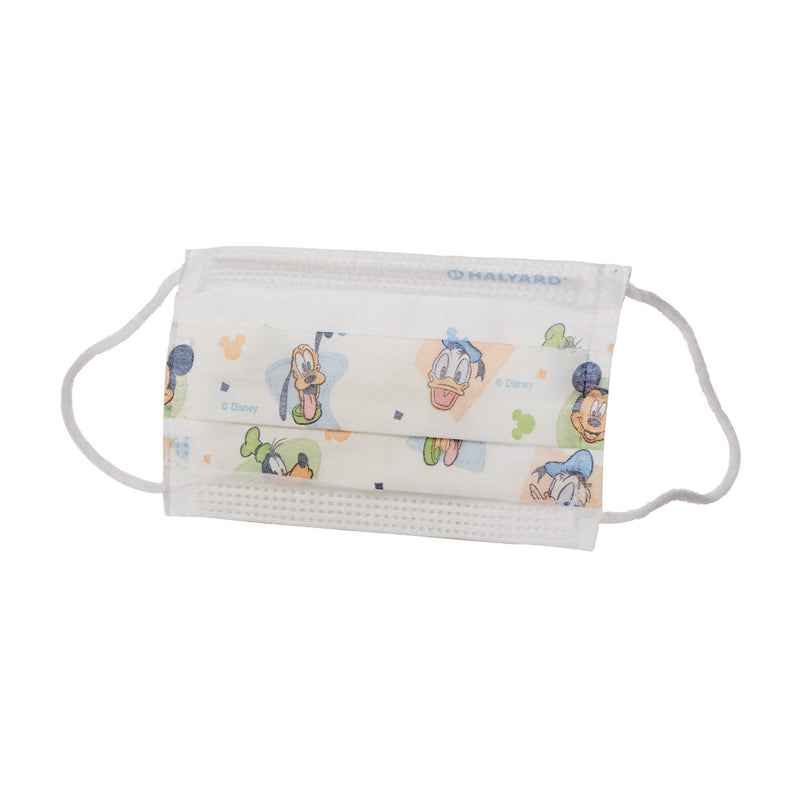 Halyard Procedure Mask Pleated Earloops Child Size Kid Design (Disney) NonSterile 75/BOX -32856