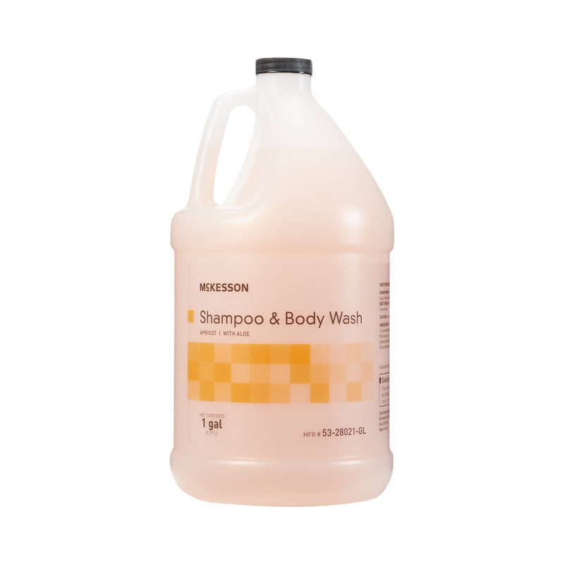 MCKESSON TWO-IN-ONE SHAMPOO AND BODY WASH, APRICOT SCENT, 1 GALLON JUG, SOLD AS 1/EACH MCKESSON 53-28021-GL