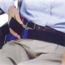 SKIL-CARE™ PATIENT RELEASE WHEELCHAIR SAFETY BELT, 2 X 37 IN., BLUE, SOLD AS 1/EACH SKIL-CARE 701030