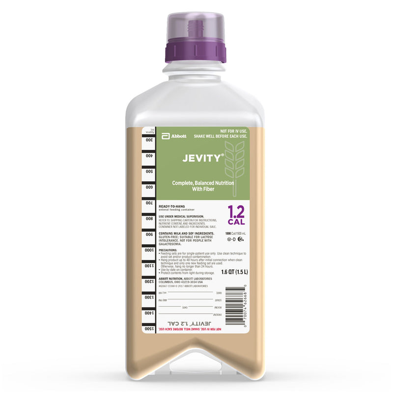 JEVITY® 1.2 CAL TUBE FEEDING FORMULA, 1.5 LITER CARTON, SOLD AS 6/CASE ABBOTT 62667