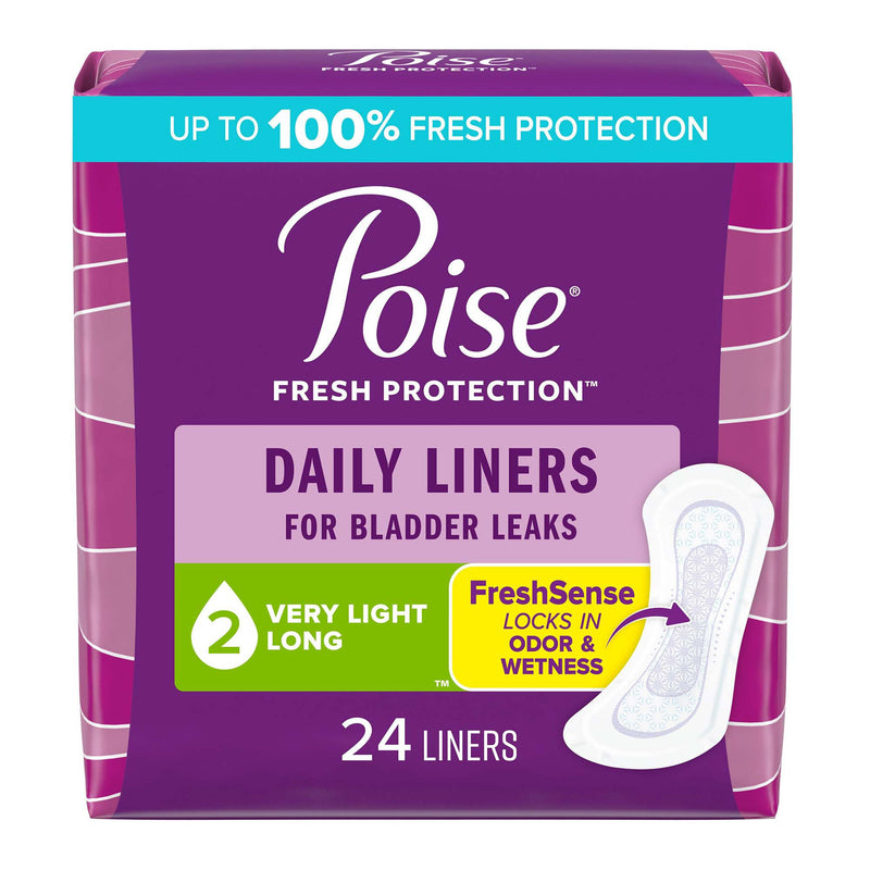 POISE® BLADDER CONTROL PADS FOR WOMEN, LIGHT ABSORBENCY, 8.5-INCH, SOLD AS 192/CASE KIMBERLY 19308