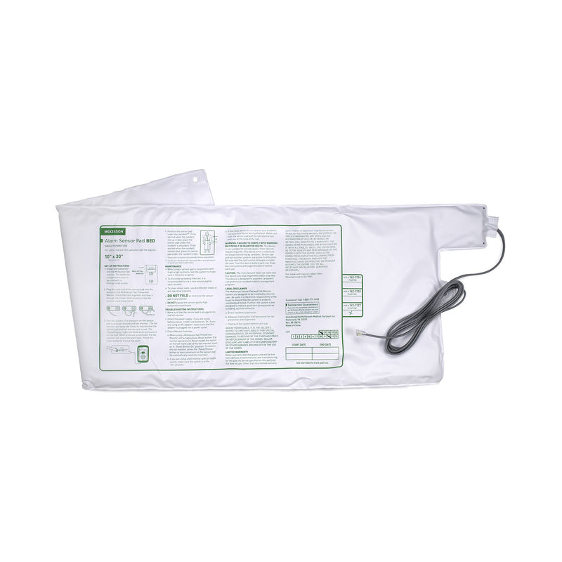 MCKESSON BED ALARM SENSOR PAD, 10 X 30 INCH, SOLD AS 30/CASE MCKESSON 162-1127