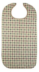 BECK'S CLASSIC QUILTED ADULT BIB, AUTUMN BEIGE PLAID, 18 X 34 INCH, SOLD AS 60/CASE BECK'S PTW1834QLTSNP