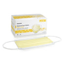 MCKESSON ASTM LEVEL 1 MEDICAL FACE MASKS, YELLOW, SOLD AS 50/BOX MCKESSON 91-2101