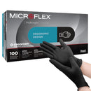 MICROFLEX® MIDKNIGHT™ TOUCH 93-733 NITRILE EXAM GLOVE, SMALL, BLACK, SOLD AS 100/BOX MICROFLEX 93732070