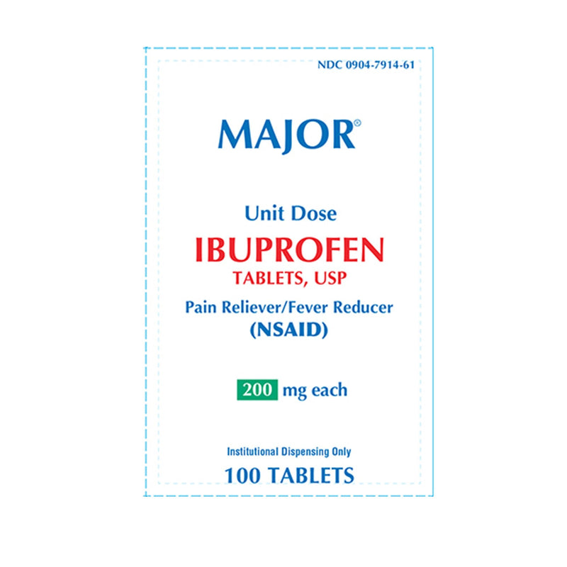 Major Ibuprofen Pain Relief 100/BOX -00904791461