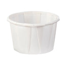 Solo Souffle Cup, White, Paper, 1-ounce capacity 250/PACK -100-2050