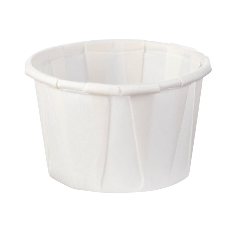 Solo Souffle Cup, White, Paper, 1-ounce capacity 5000/CASE -100-2050