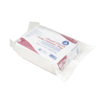 Dynarex Closed Circuit Foley Catheter Trays Closed Circuit Foley Catheter Tray, 16Fr, Sterile, 10/Cs -5006